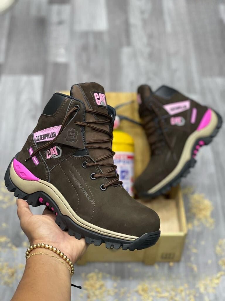 BOTA DAMA - CAT DIELECTRICA EN CUERO CON PUNTA DE SEGURIDAD