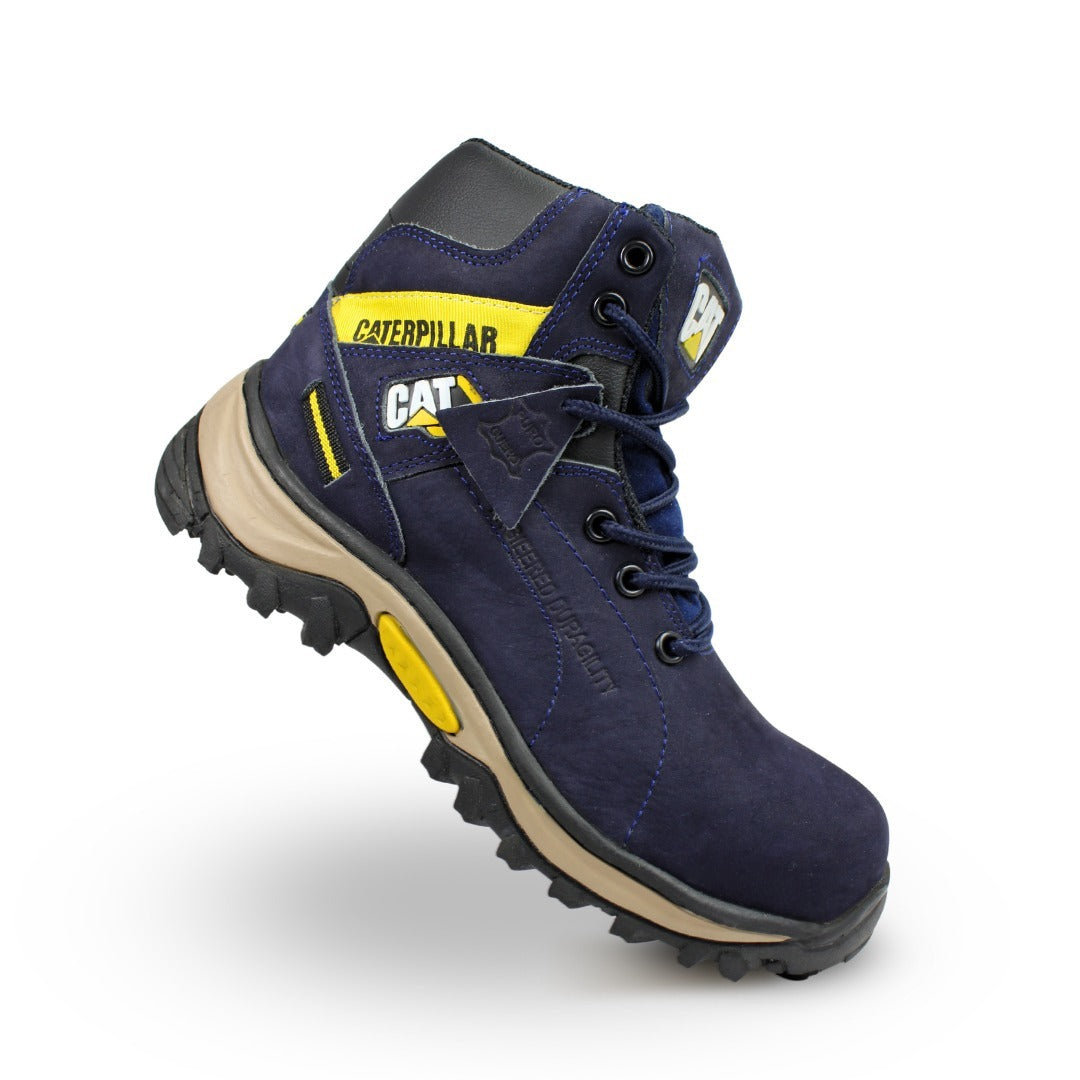 BOTA DE CUERO CON PUNTA DE SEGURIDAD