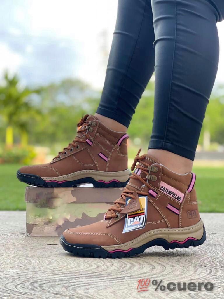 Bota Táctica de Cuero para Dama
