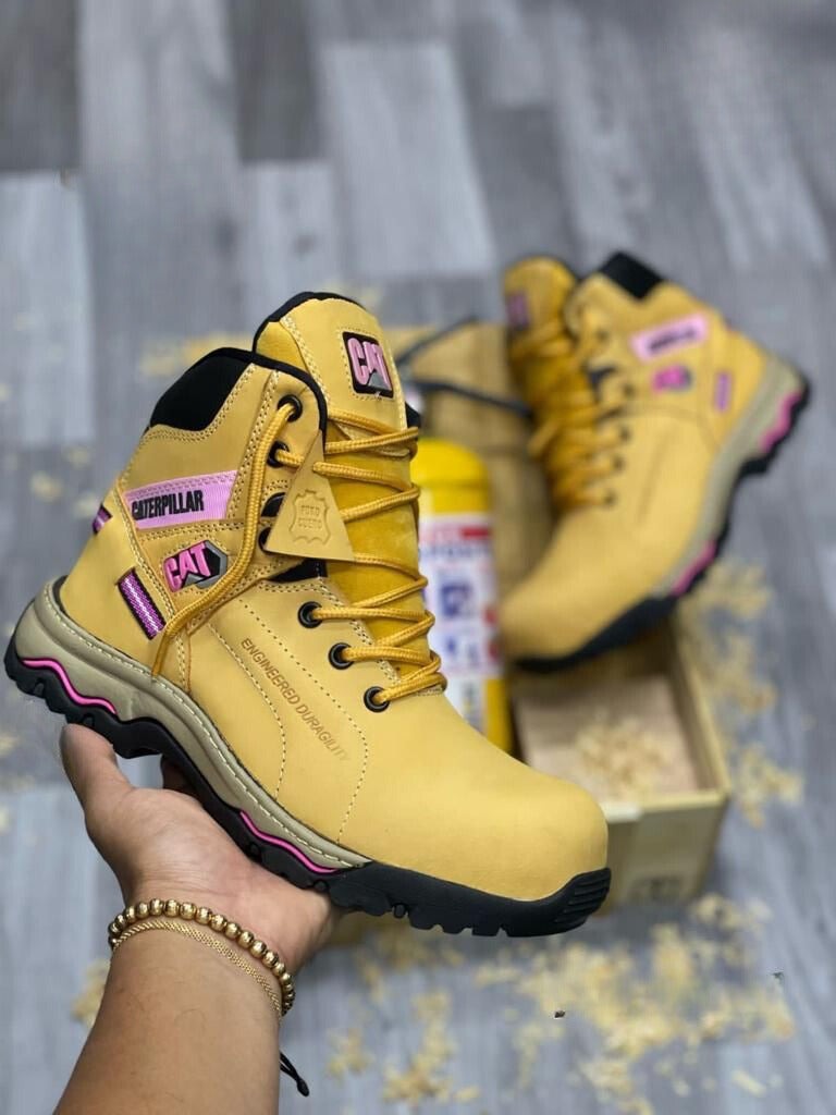 BOTA DAMA - CAT DIELECTRICA EN CUERO CON PUNTA DE SEGURIDAD