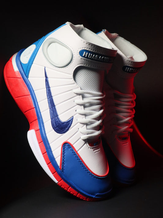 Bota Deportiva en Sintético importado para Caballero color Blanco Azul.